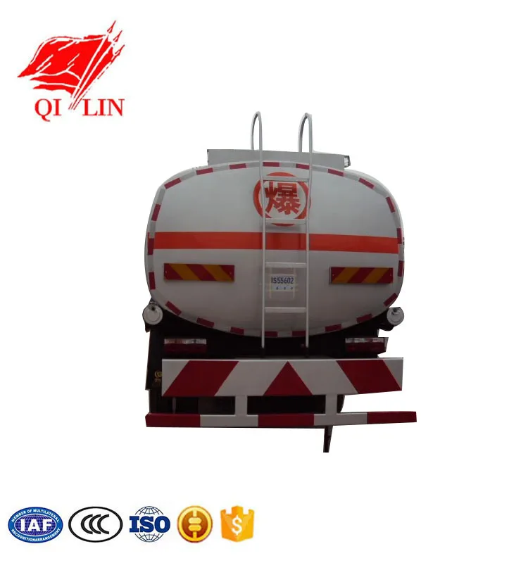 QILIN brand  6*2 8 wheeler tank capacity 18000 liters fuel oil tanker transport truck for sale