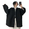 or51766b Winter/autumn Korean version jacket harajuku loose windbreaker tooling windbreaker female coat