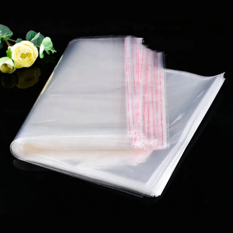 Customized Transparent Self Seal Adhesive Opp Plastic Packaging Bags For Candy Garment Stationery Consumer Electronics Packing manufacture