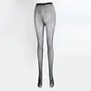 Manufacturer black mesh bow patterns fishnet body stockings women sexy pantyhose