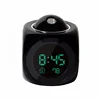 New LED color time projection alarm clock