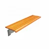 Gavin wall mounted bench with wooden seat pan