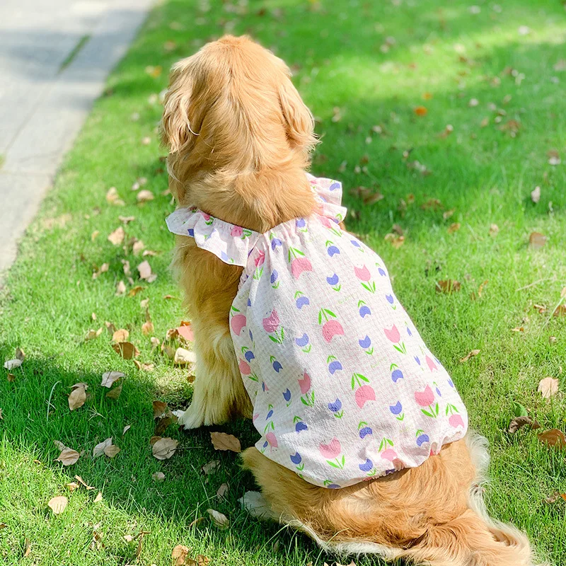 dog dress for golden retriever Princess Dress for Large Dogs