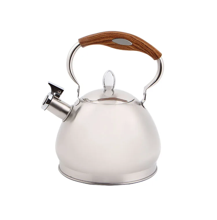 Stainless Steel Whistling Tea Kettle For Stovetop With Cool Ergonomic