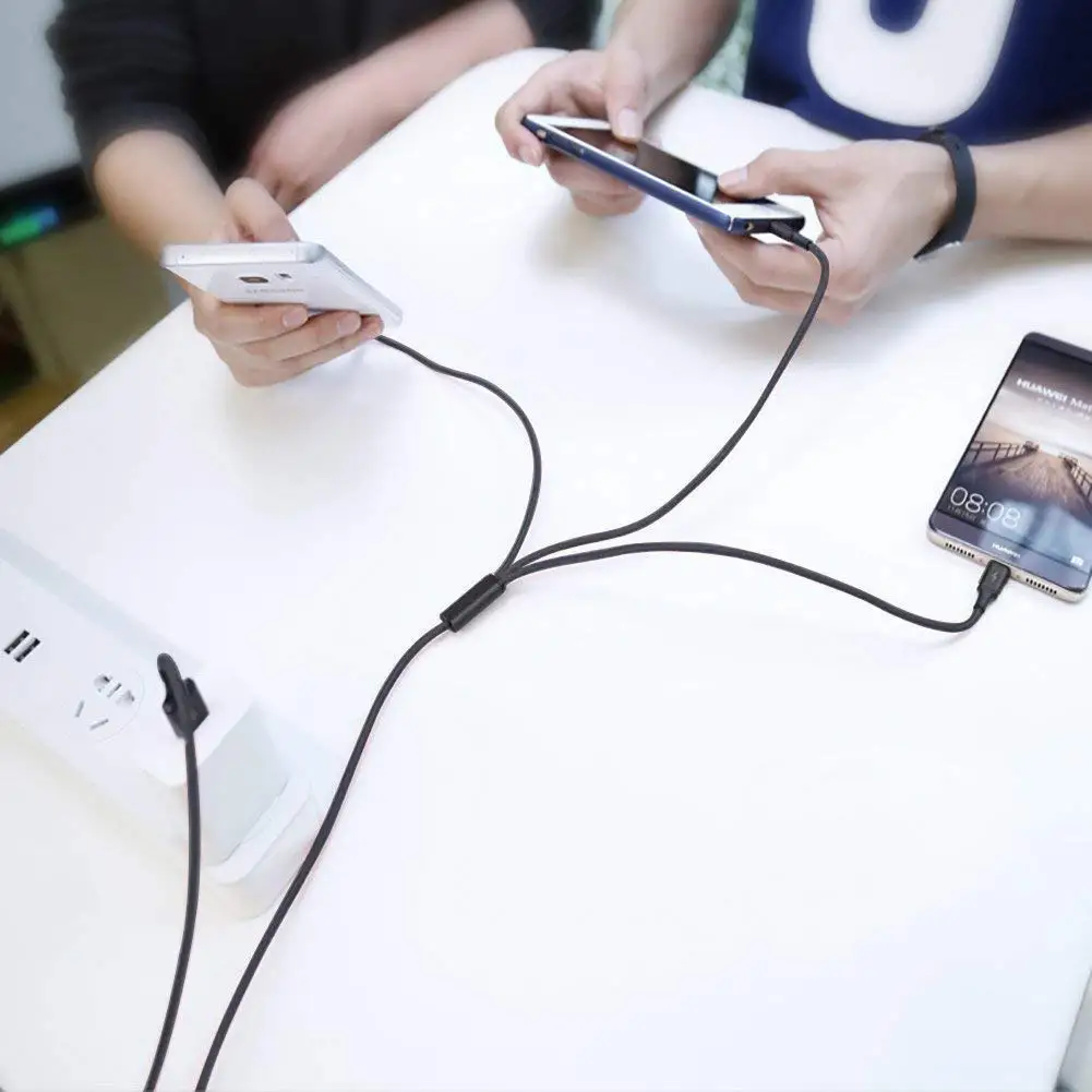 3 in 1 USB Cable Wholesale Charge Cable For Iphone Micro Type C Fast Cable - ANKUX.COM