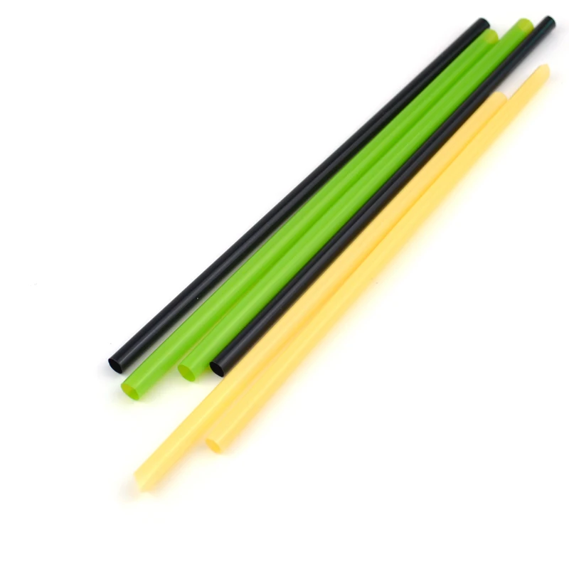 100 Biodegradable Pla Straw With Custom Logo Printed Individual Paper