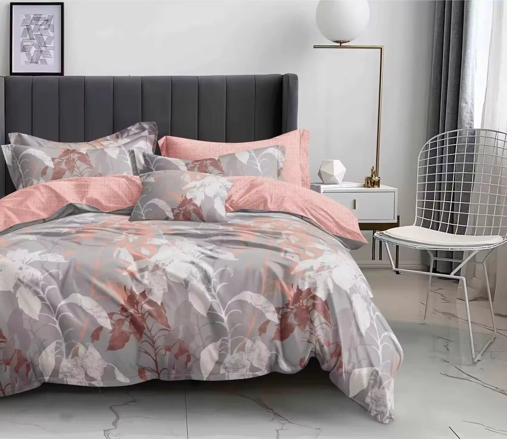 High Quality 100% Cotton Digital Printing Duvet Cover Set 4-Piece Bedding for All Seasons factory