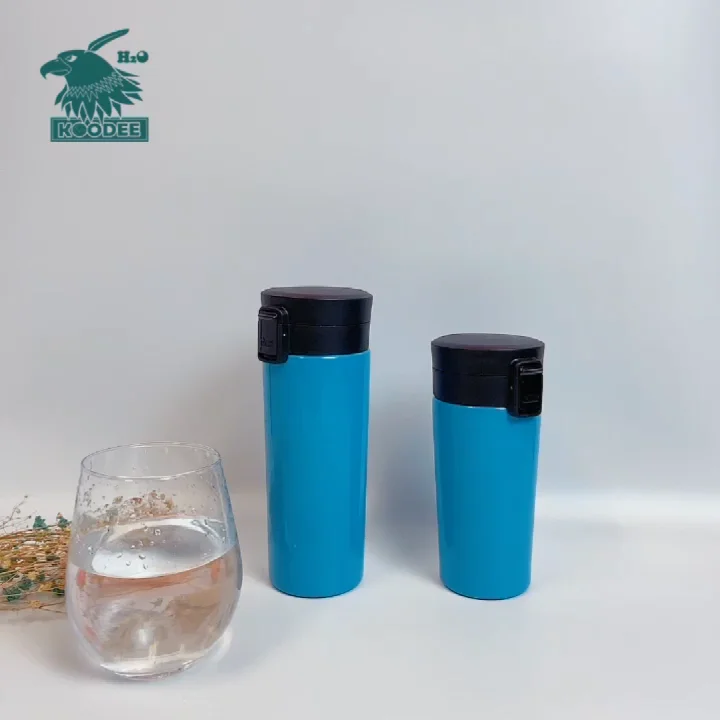 Stainless Steel Fliptop Thermos Flasks For Drinking Equipped Custom