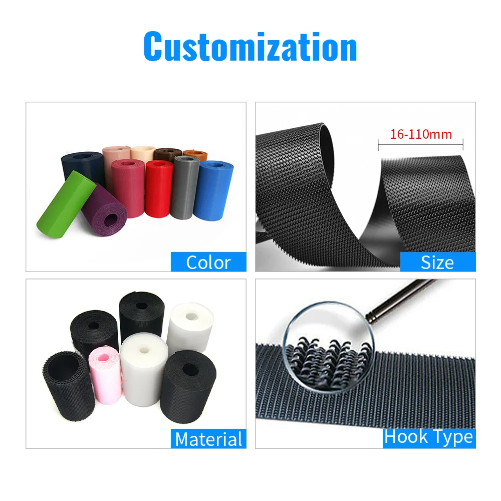 Jiehuan Factory Customized Nylon Eco-friendly Velcroes Tape Hook And ...