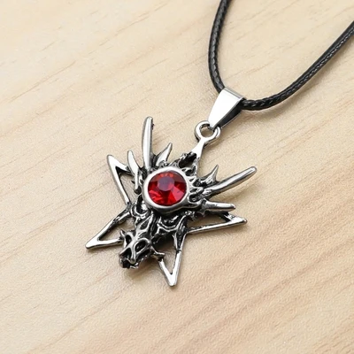 Hot New Products Fashion Dragon Sword Pendant Necklace For Men Silver