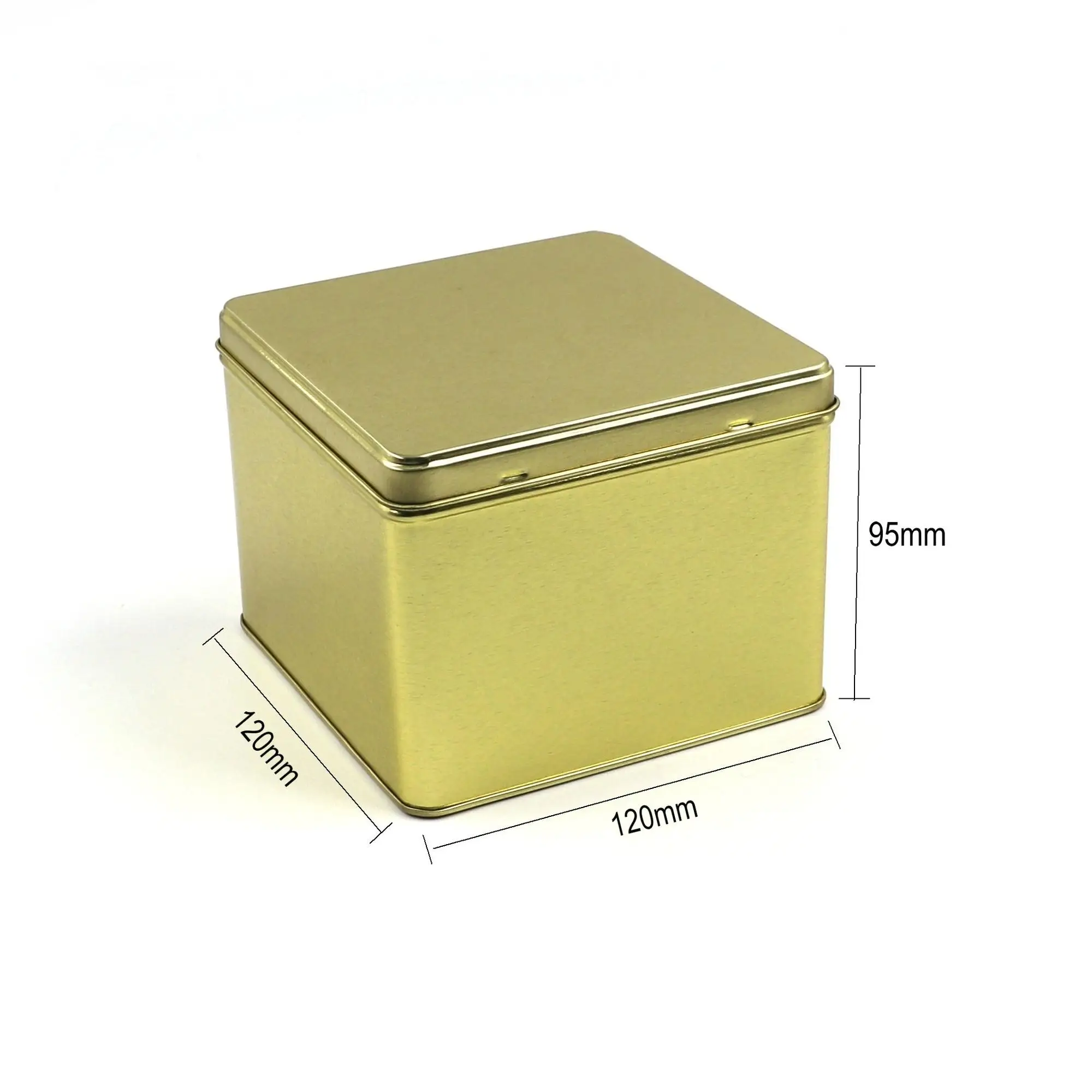 Metal Rectangular Empty Hinged Tins Box Containers Mint Cookie Small Storage Tin Box Buy Hot Sales Square Metal Box Square Cheap Cookie Tins Empty Square Watch Tin Box Packaging Best Selling Large