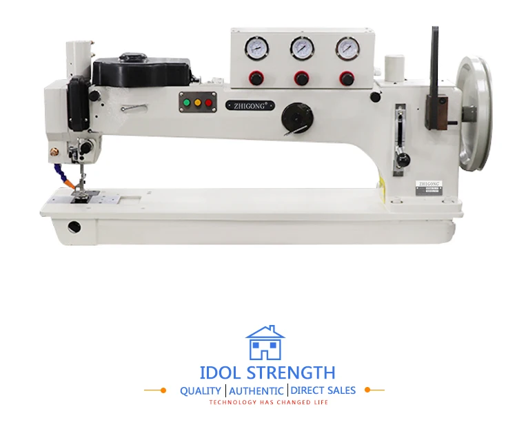 Heavy Duty Zigzag Stitch Walking Foot Industrial Sewing Machine With