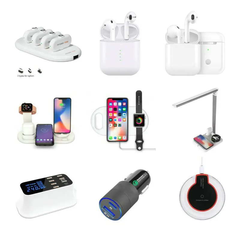 V5.0 TWS i60 Noise Cancelling Wireless Headphone Support Wireless Charger Blue Tooth TWS Earphone With Charging Box - ANKUX.COM