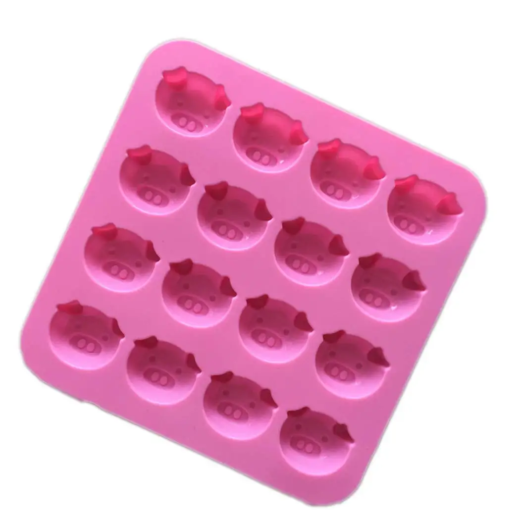 Silicone Chocolate Cake Mold Ice Tray Candy Cookies Baking Moulds Bakeware 
