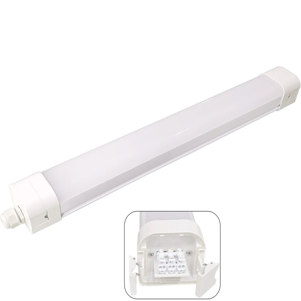 Led Tri-proof Light Ip65 replace T8 Waterproof Fluorescent Light Fixtures