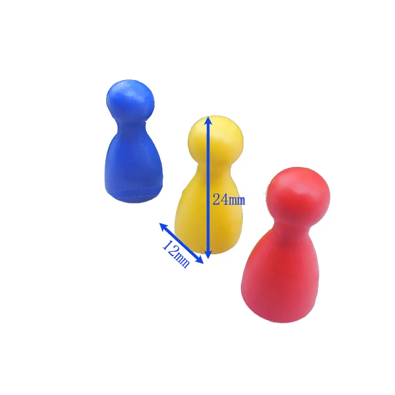 Colored Wooden Game Pieces Wooden Game Pawns Buy Colored Wooden Game