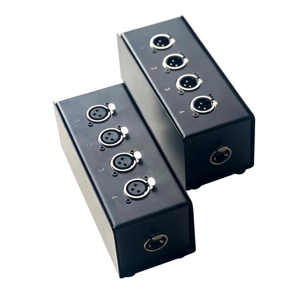 4 Channel 3 Pin Multi Network Xlr Cable Breakout For Stage Sound Lighting And Recording Studio