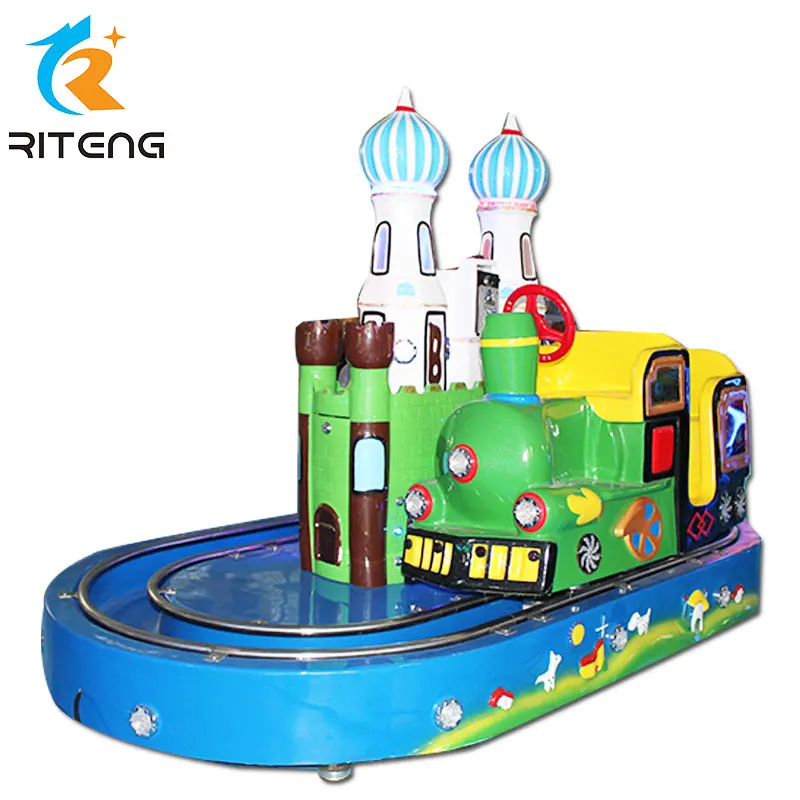 Amusement Indoor Trackless Train Attractive Electric Kiddie Ride Train ...