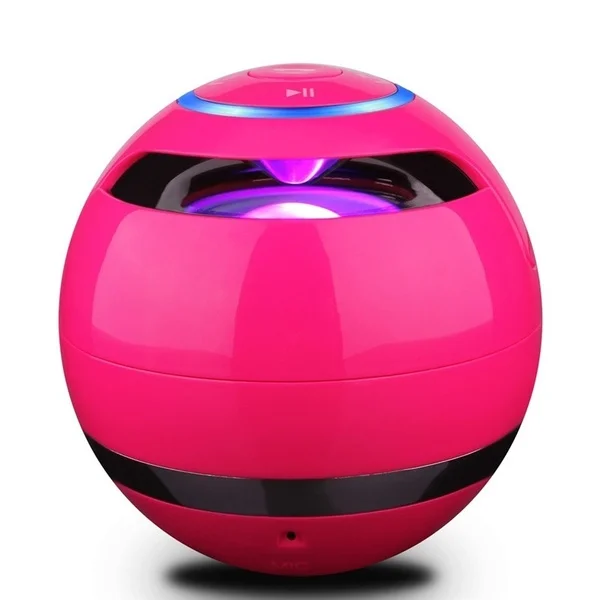 LED Mini Wireless Speaker TF USB Portable Music Loudspeakers Hand-free call For Phone PC with Mic - ANKUX.COM