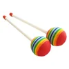 Fancy Orff Instrument Rainbow Drumsticks Sponge Educational toys kids percussion accessories