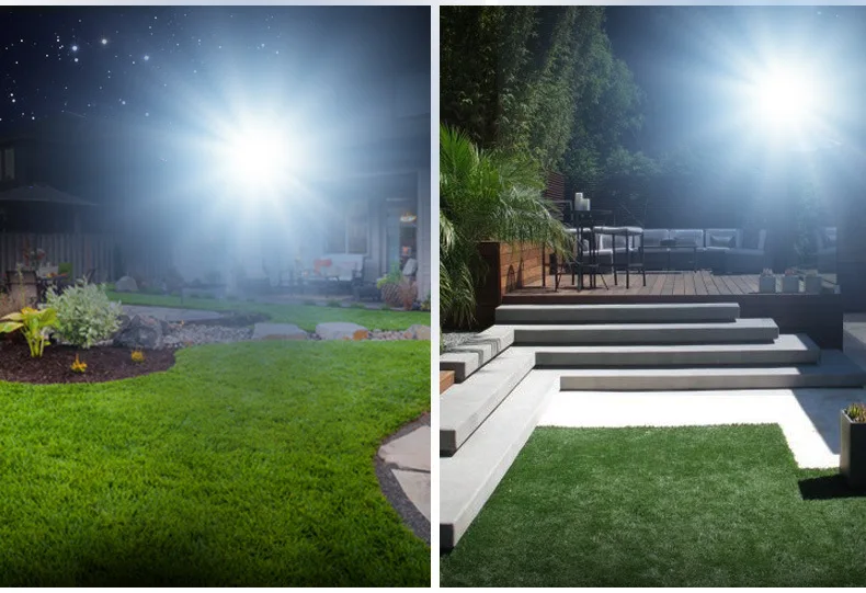 Remote Control Dimmable Brightness Polycrystalline IP66 Outdoor Garden solar light 60 watt led flood