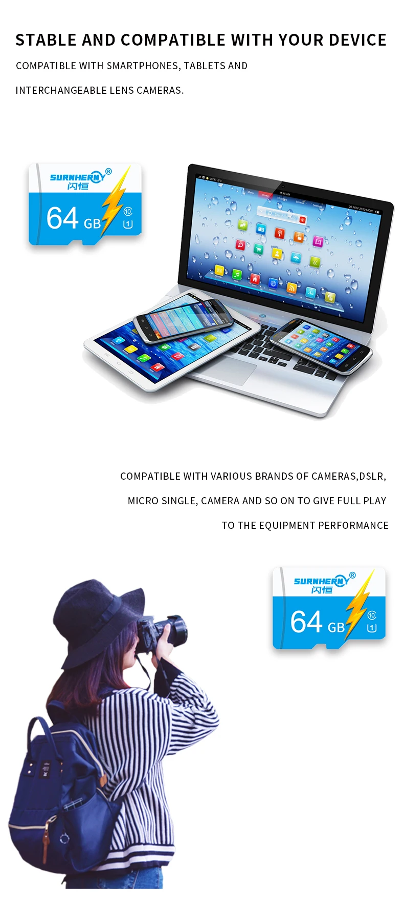 Customizable Factory Price High Speed U1/U3 Class 10 Memory MicroSD Card 8GB 16GB 32GB 64GB 128GB - ANKUX.COM