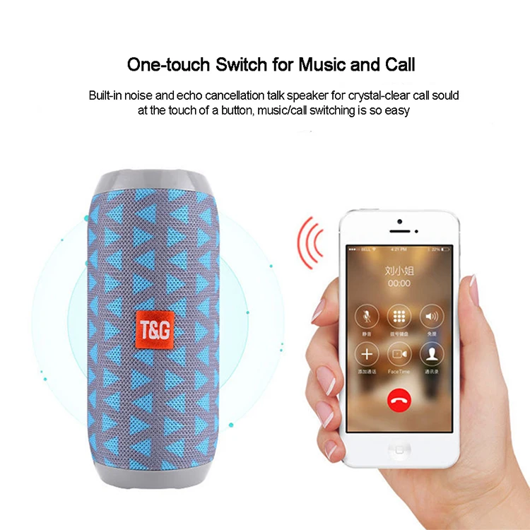 Factory directly sales TG117 USB Player Waterproof Bluetooths Speaker Super Bass - ANKUX.COM