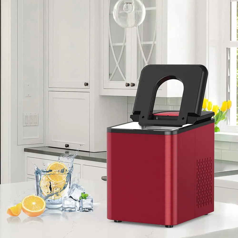 Portable Mini Ice Maker Home Use Ice Cube Machine Countertop Mini