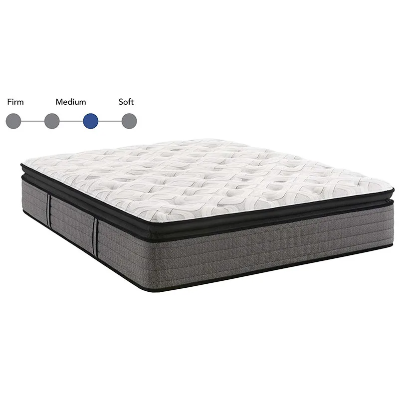 hot sale best quality double size customized top grade pillow top pocket spring mattress for hotel