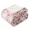 China New Design Popular 100% polyester flannel sherpa blanket winter blanket
