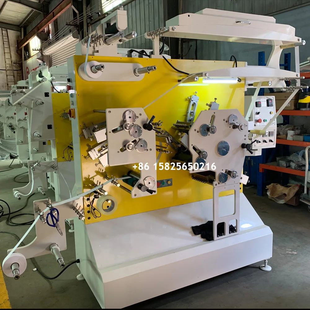 Multicolor Double Side Garment Label Flexo Printing Machine Jr1221