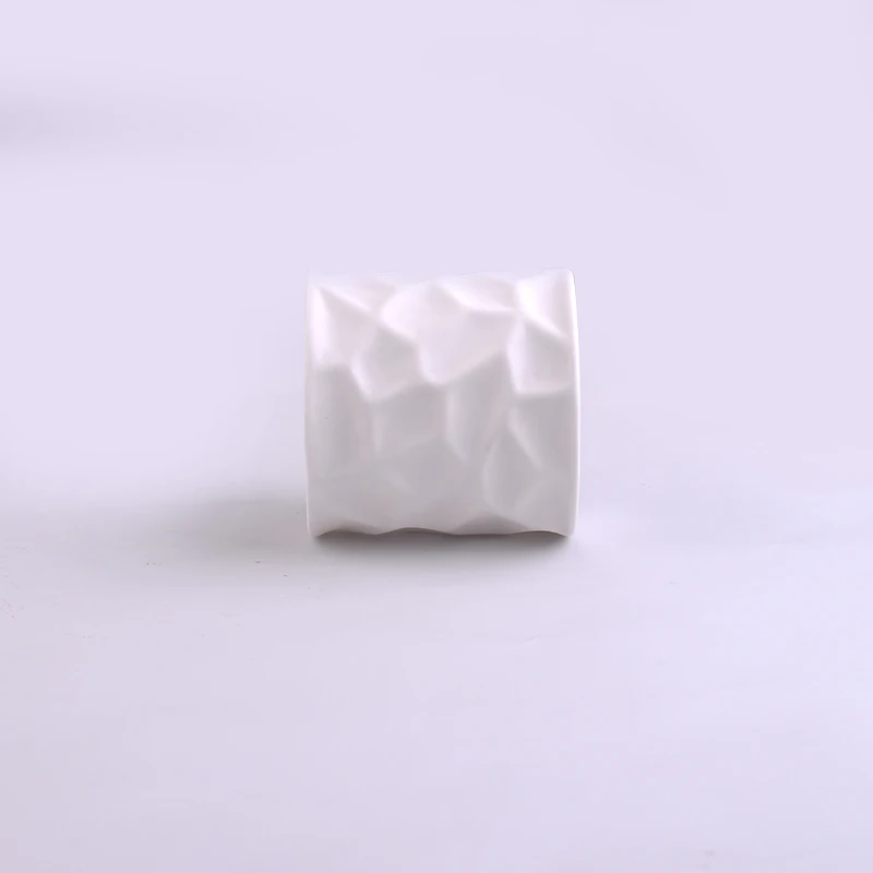290ml Pure White Ceramic Candle Holder Wedding Decoration