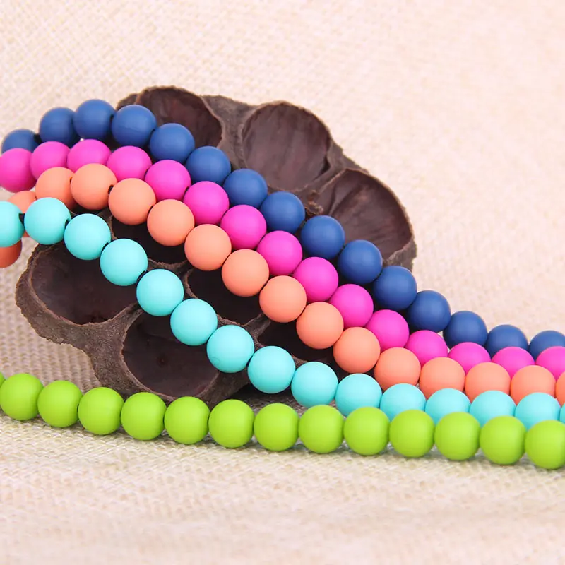 silicone teether beads wholesale