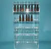 several Shelves Hinged Clear Acrylic Countertop Vaporizer Locking Display Case with 4severalTrays