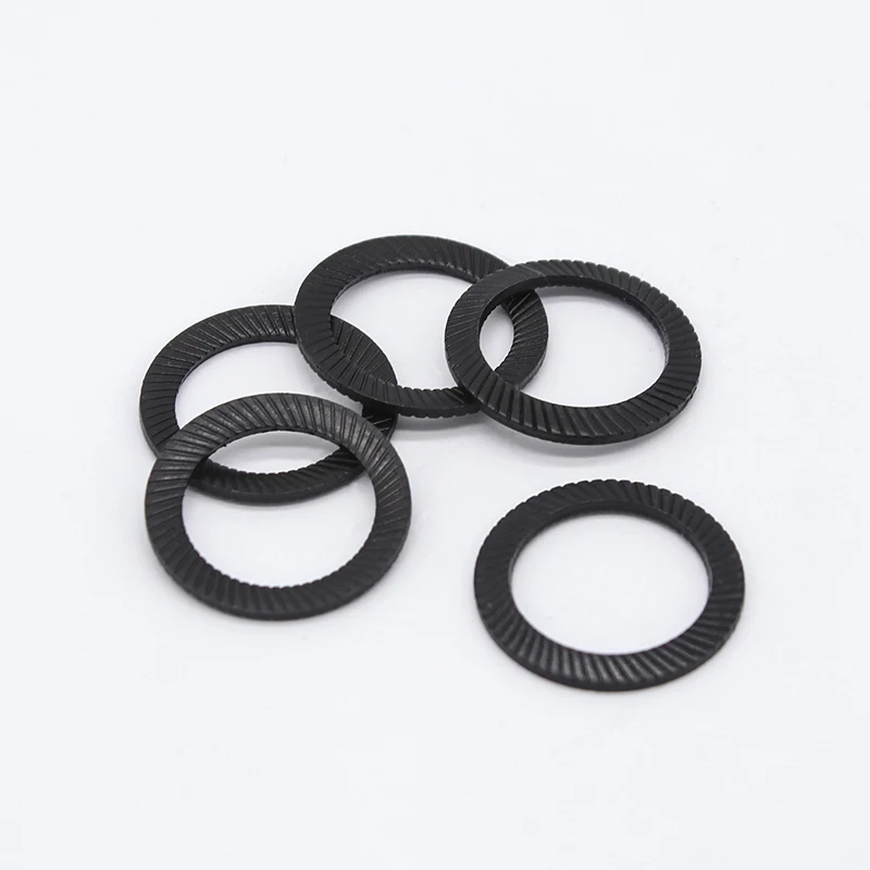 Safety Lock Washers Ribbed Conical Washers Din9250 Type S Serrated
