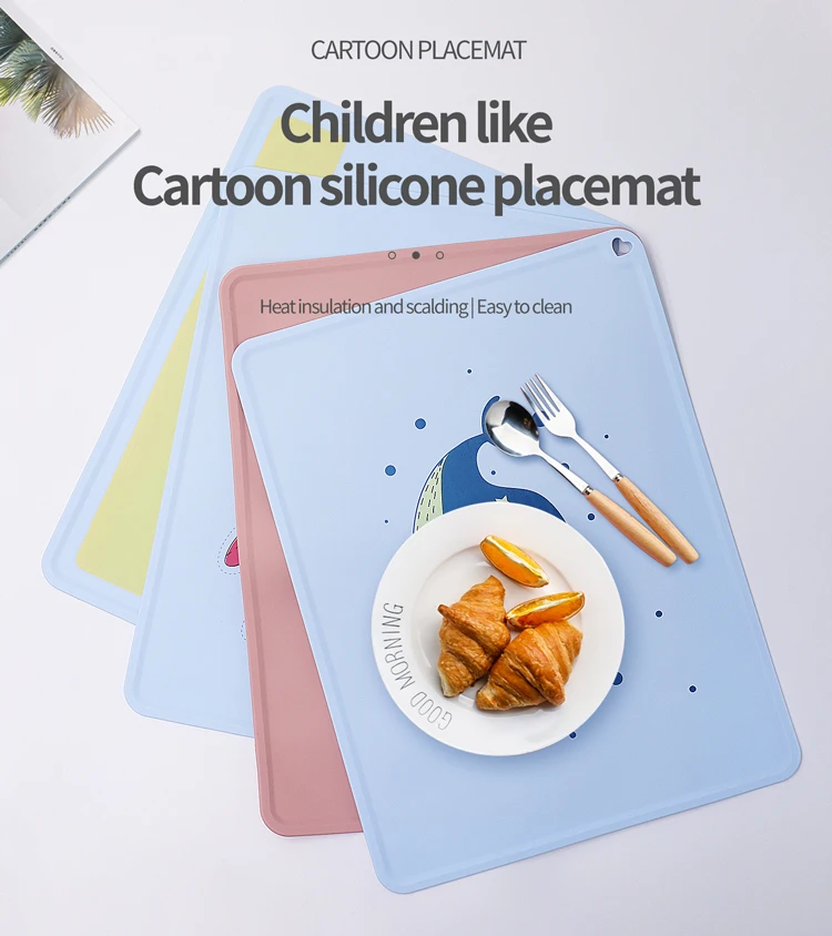 Kids Placemats Silicone Baby Placemats For Kids Toddler Children