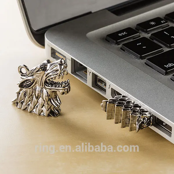 Game of Thrones Stark Sigil Direwolf USB Flash Drive Movie Jewelry - ANKUX.COM