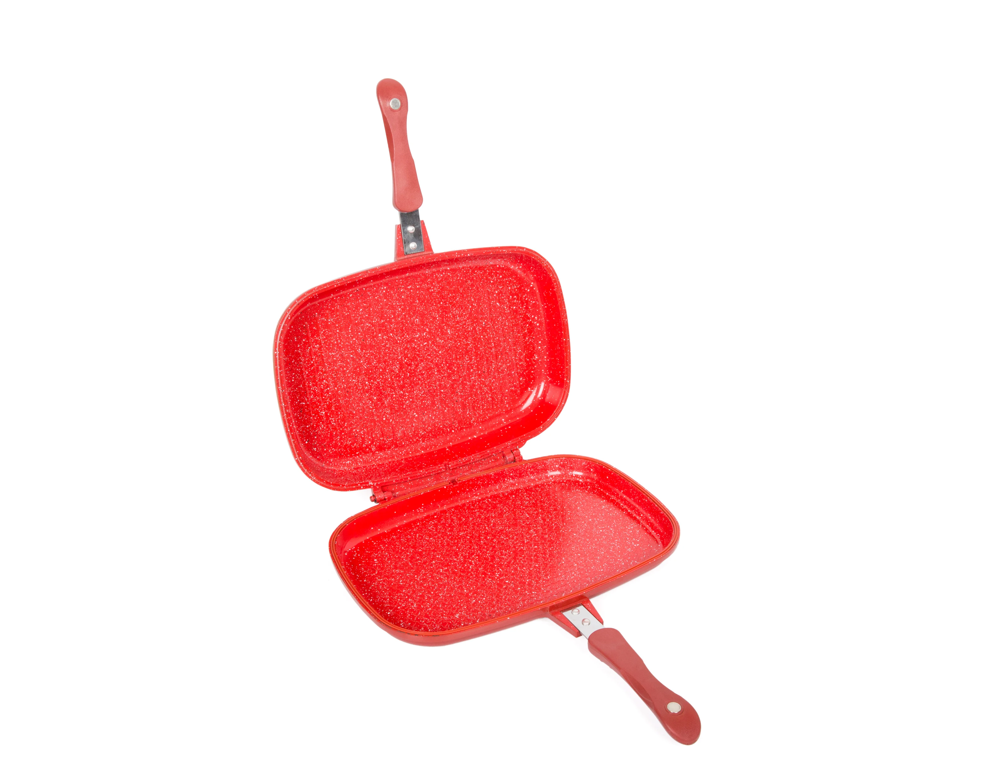 
New High Quality Aluminum die cast 32cm double grill pan 