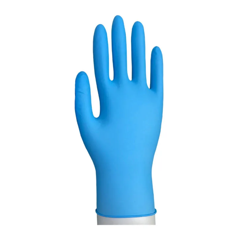 Thickened Blue Disposable Protective Gloves   Food Grade Household Gloves Nitrile Surgical Gloves