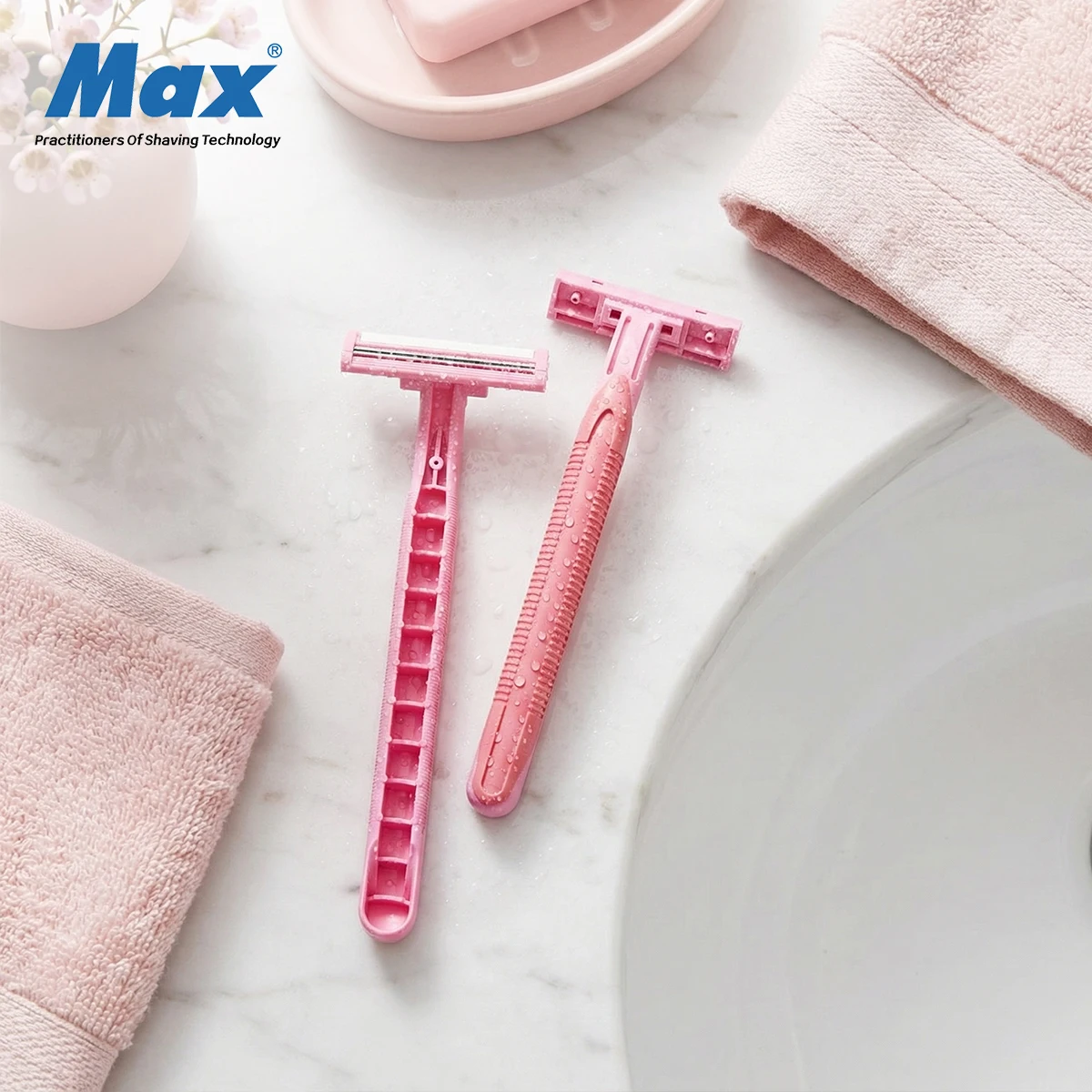 Ladies Razor Packaging Premium Women's Manual Razor: The Science of Smooth | MAX