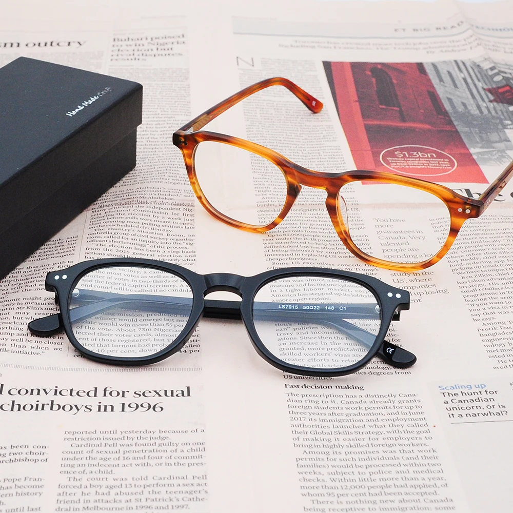 ls7915透明醋酸纤维镜片男女通用眼镜架眼镜架光学镜架