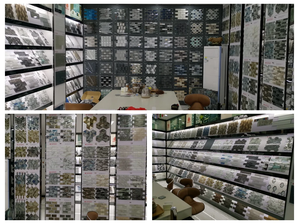 Factory Wholesale Mirror Wall Tile Mosaic Stone Glass