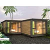 Steel camping pod modular bungalow prefab home house hotel luxury