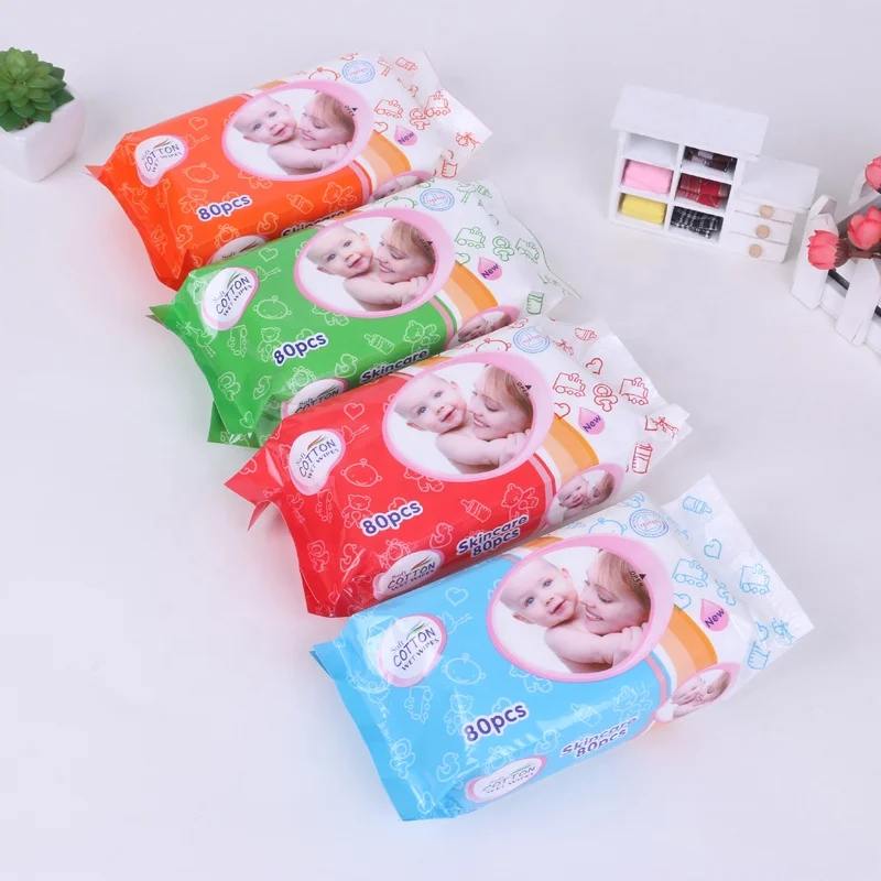 Skin Care Cleaning Flushable Tissue Soft Flushablery Baby Hand Wet Wipes Tissue