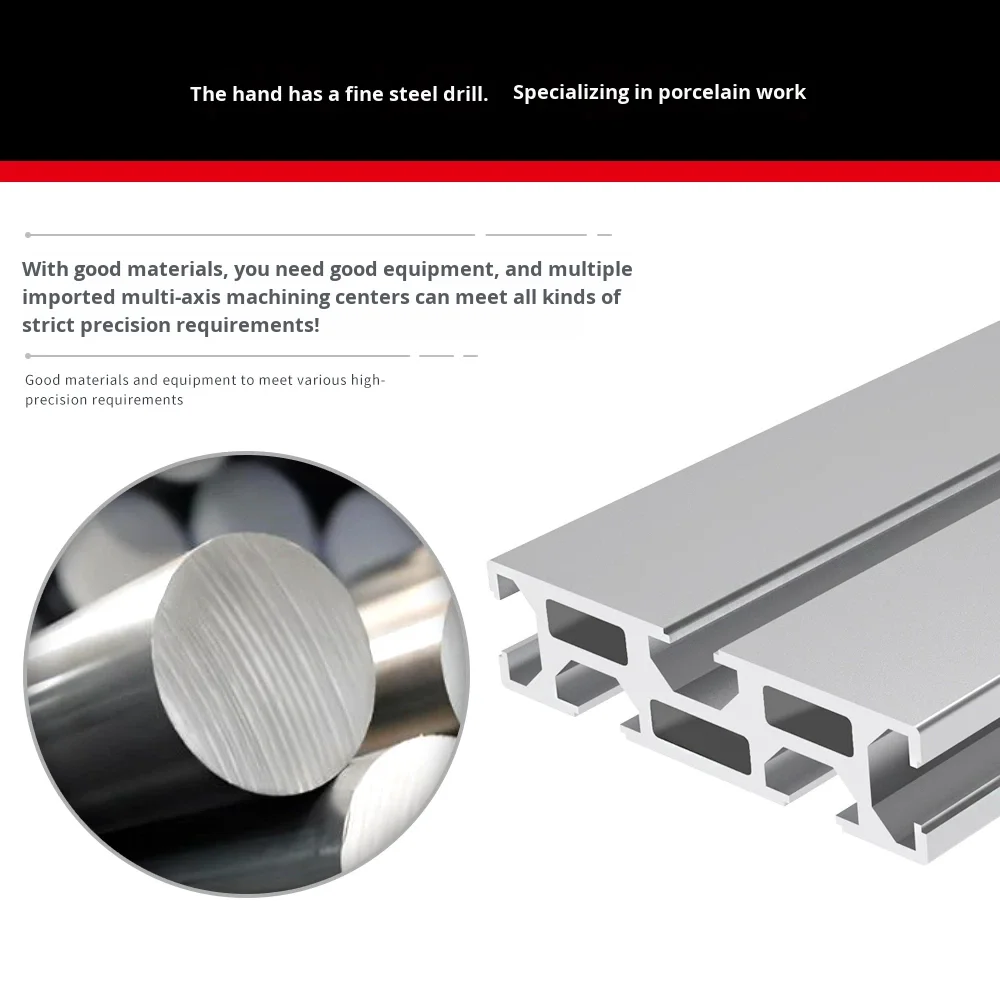 2080 Industrial Aluminum Profile European Standard 2080 20X80 Engraving Machine Base Plate CNC Equipment Aluminum Profiles manufacture