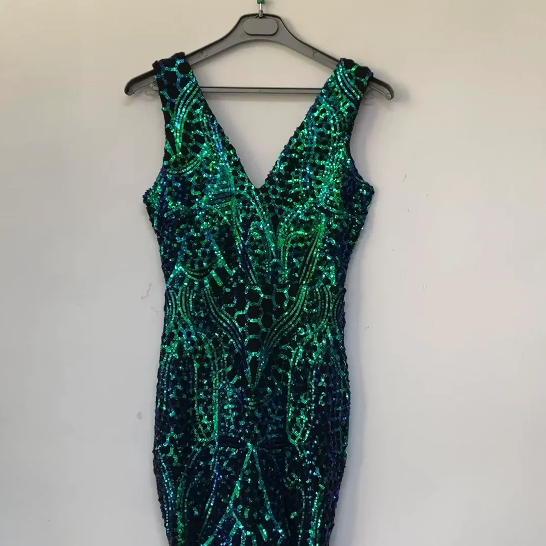 Sexy V Neck Backless Sequin Mermaid Prom Dresses Women Lady Elegant Party Evening Buy Evening Gown Dresses Fish Cut Dress Ladies Fashion Dresses Product On Alibaba Com