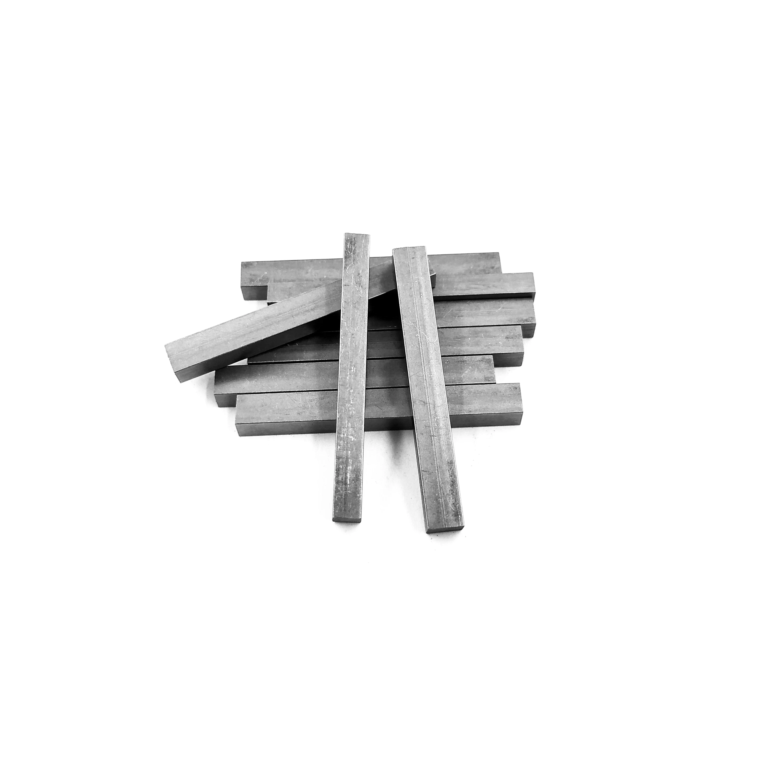 High Quality Custom Various Types Cemented Tungsten Carbide products, Rectangular Blank Fat Stock bars/cemented carbide strips 