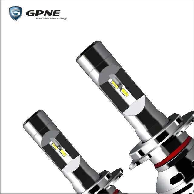 GPNE guangzhou high power 80w led headlight conversion kit h1 led light bar car h3 h7 h8 h9 h11 h13 9005 9006 h4 led headlight