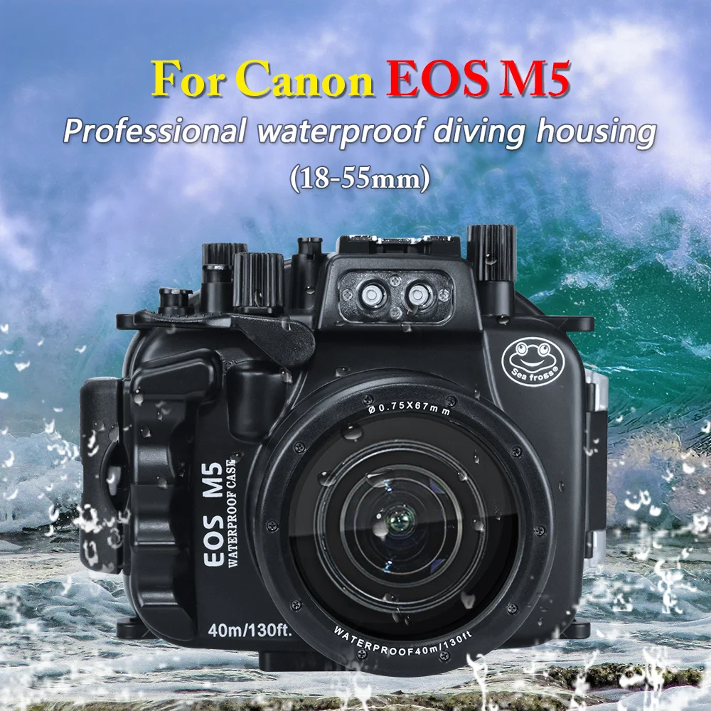 Seafrogs M5 Diving Camera Housing 40m/130ft Underwater Plastic Camera