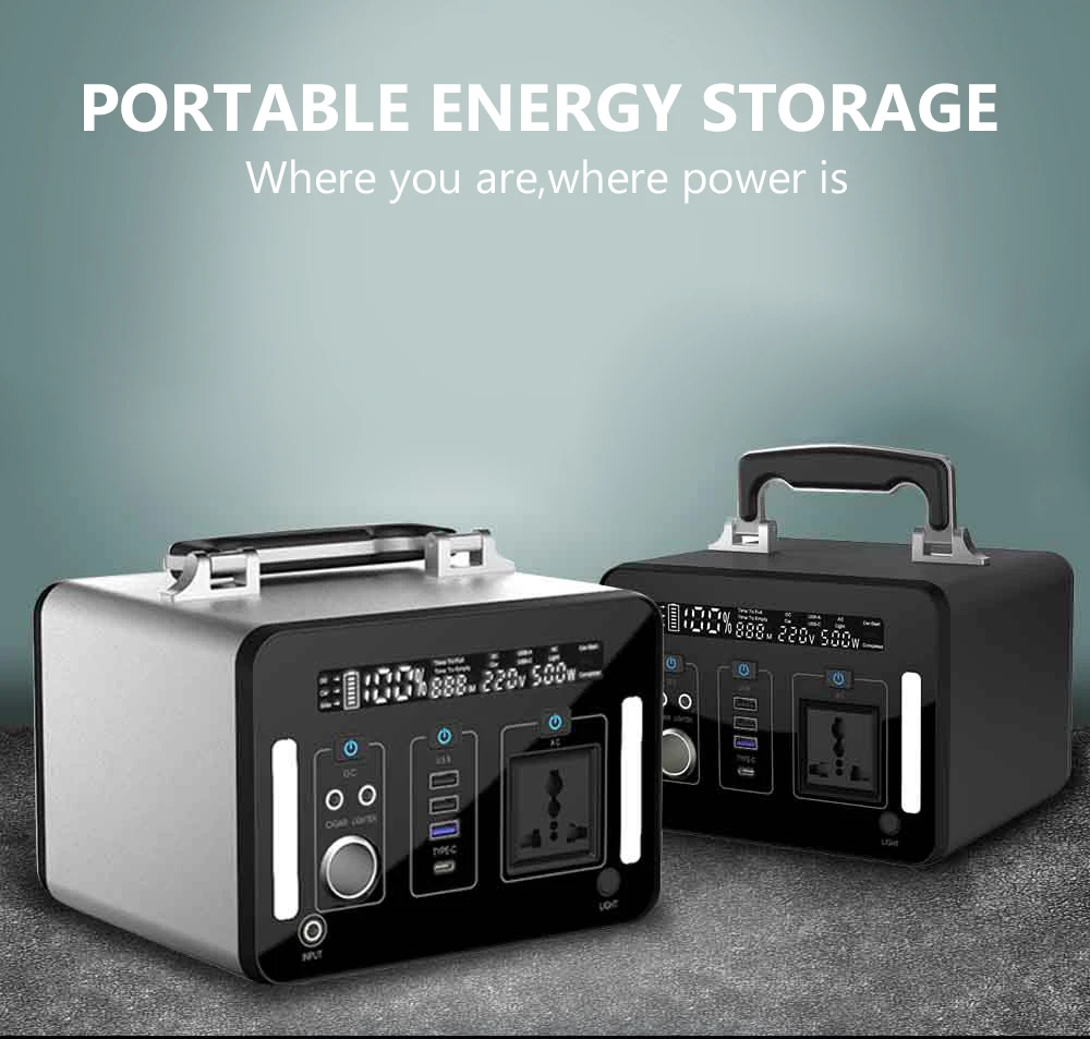 Small Size Power Bank Station 10000Mah Powerbank 1 Kwh Solar Power Station Home Backup - ANKUX.COM